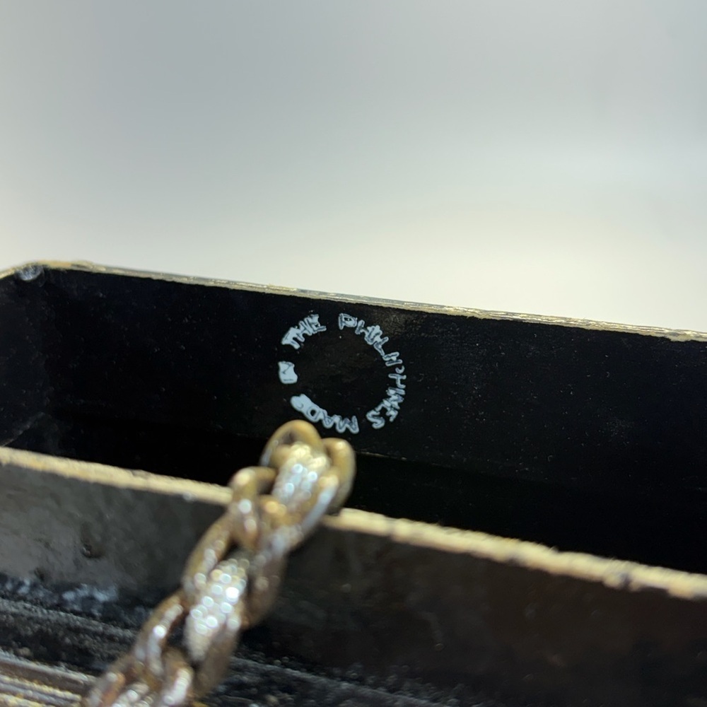 Vintage Mary Francs Unique Elegant Silver and Black Chain Bag. ++ collectible. - Picture 6 of 8